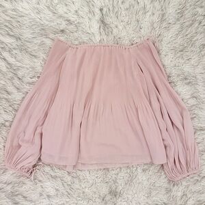 Wilfred ‘Talence’ Off-shoulder Blouse - Soft Pink Blush